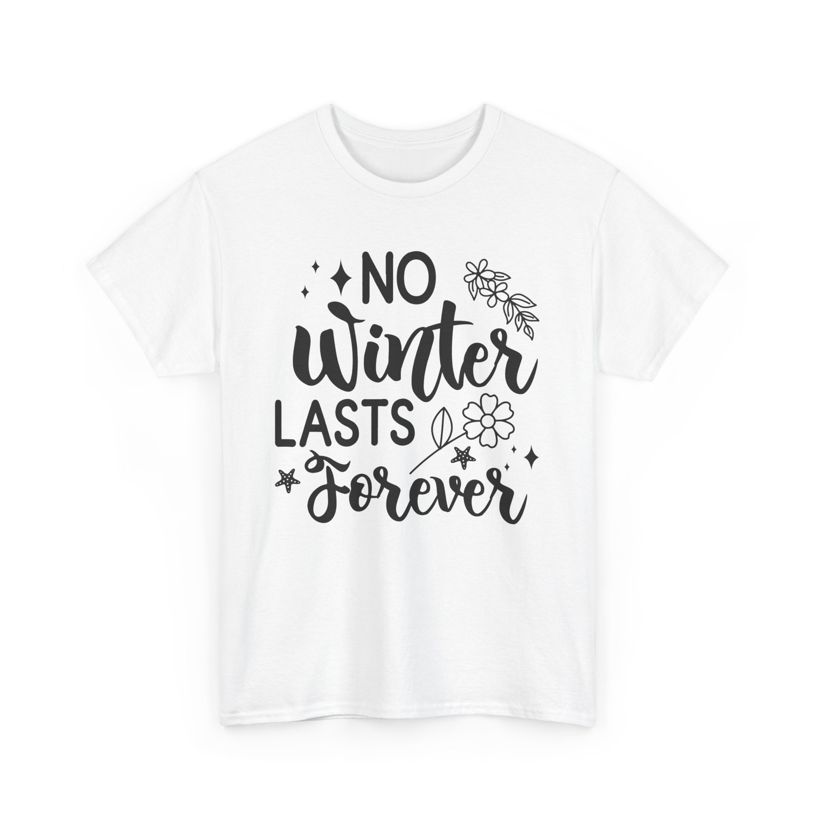 Bees & Blossoms T-Shirt | No Winter Lasts Forever Shirt | Spring tee gallery