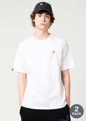 [Graniph] Kingdom Hearts Kingdom Chain | 2-Pack Icon T-Shirt Size SS~XL Black