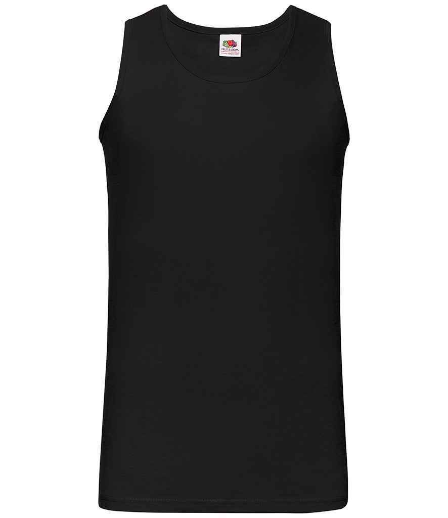 Pack of 1/3/5 Fruit of the Loom Plain Athletic Vest 100% Cotton - S-2XL gallery