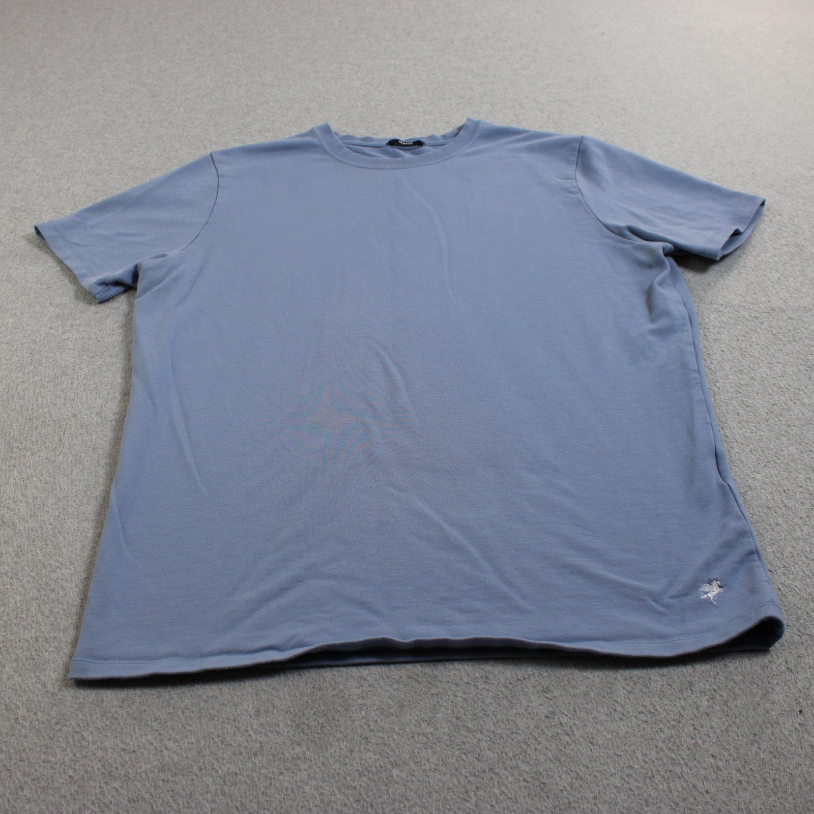 SENE Shirt Mens XL Blue Troy Hyde Supima Cotton Stretch Made USA Quiet Luxury gallery