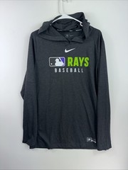 NWT Nike Tampa Bay Rays Men’s Medium Authentic Lightweight Pullover Hoodie $70