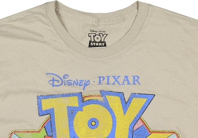 Disney Pixar Toy Story Mens Character Group Woody Jessie Beige Shirt New S-2XL gallery