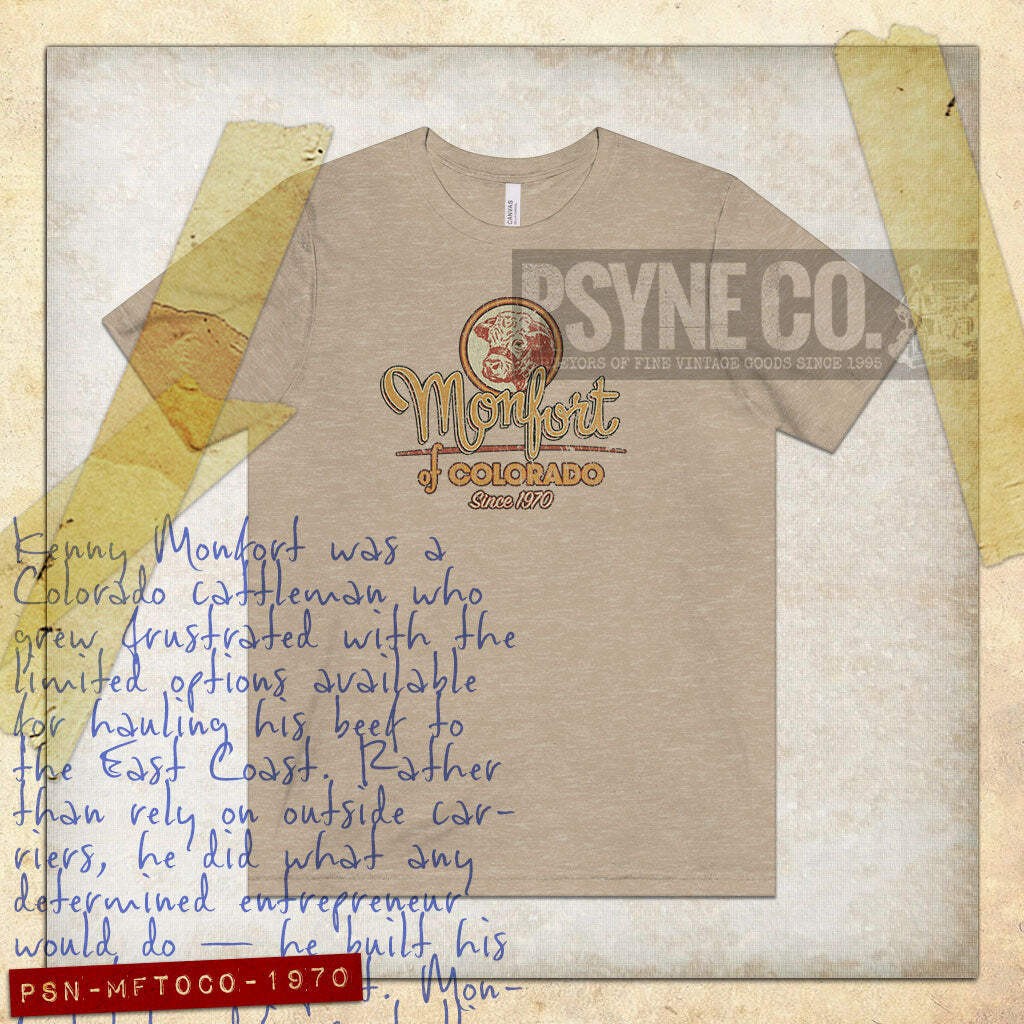 Monfort of Colorado Trucking 1970 Vintage Men's T-Shirt gallery