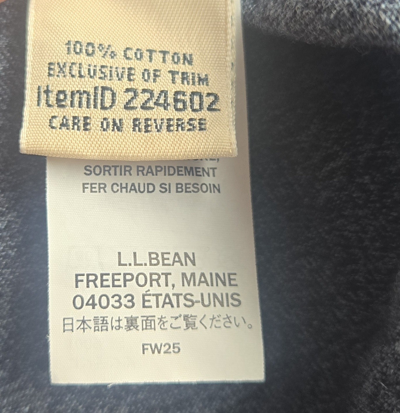 LL Bean Men TShirt Medium Tall Navy Long Sleeve Traditional Fit 100% Cotton gallery