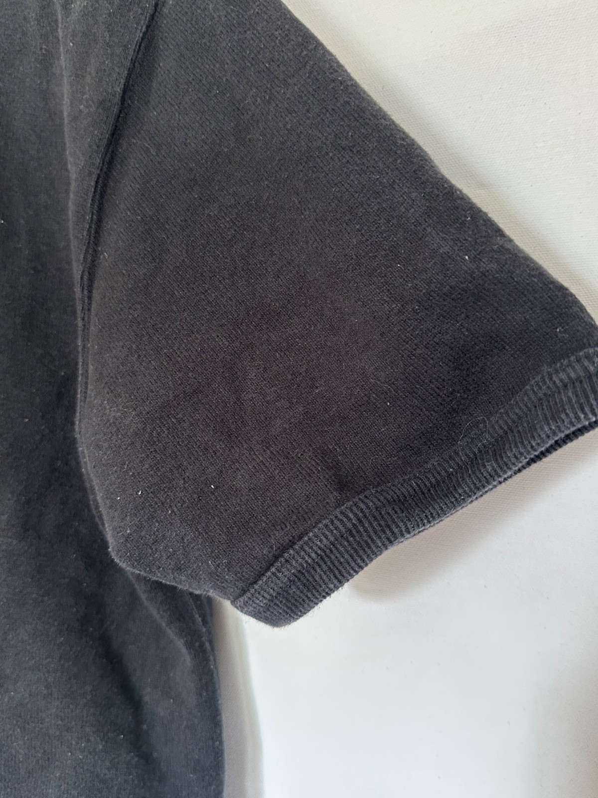 Iron Heart Heavy Weight Knit Wear Black T-Shirt – Made in Japan Size Large gallery