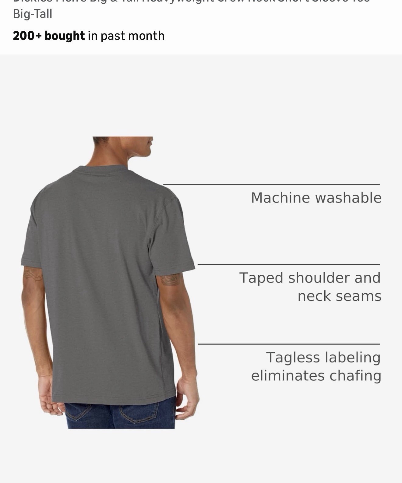 Dickies Men's Basic T-Shirt Pocket Tee Short Sleeve Light Weight Jersey Cotton gallery