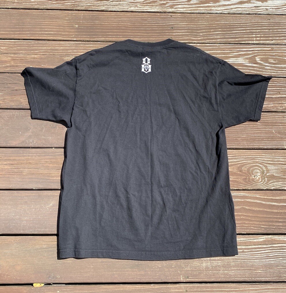 Rebel Eight Destroy Everything Skate Black Graphic T-Shirt Size XL gallery