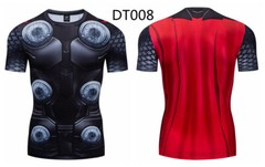 Men’s T-shirts Superhero Compression Tee Gym Tops Active Wear Fitness T Shirt