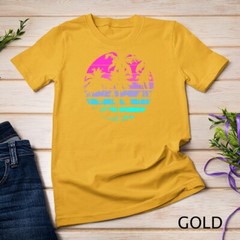 Retro Eighties 80s _ 90s Beach Style design with palm trees Unisex T-shirt