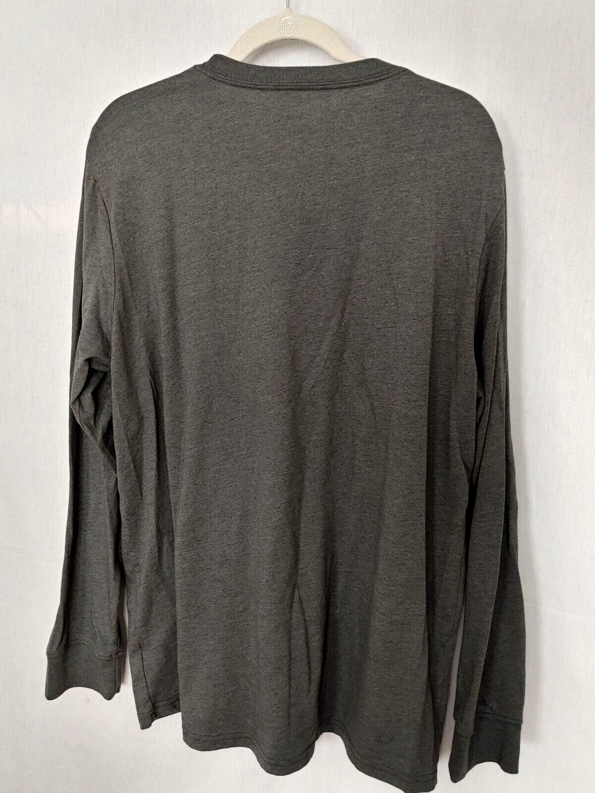 BCG Men's Long Sleeve T Shirt Crew Neck Gary Size XL #16274 gallery