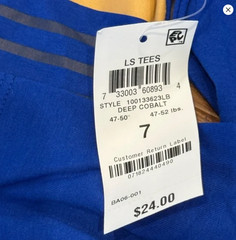 Epic Threads Blue and Green Long Sleeve Tees Size 6 -7 (Small)