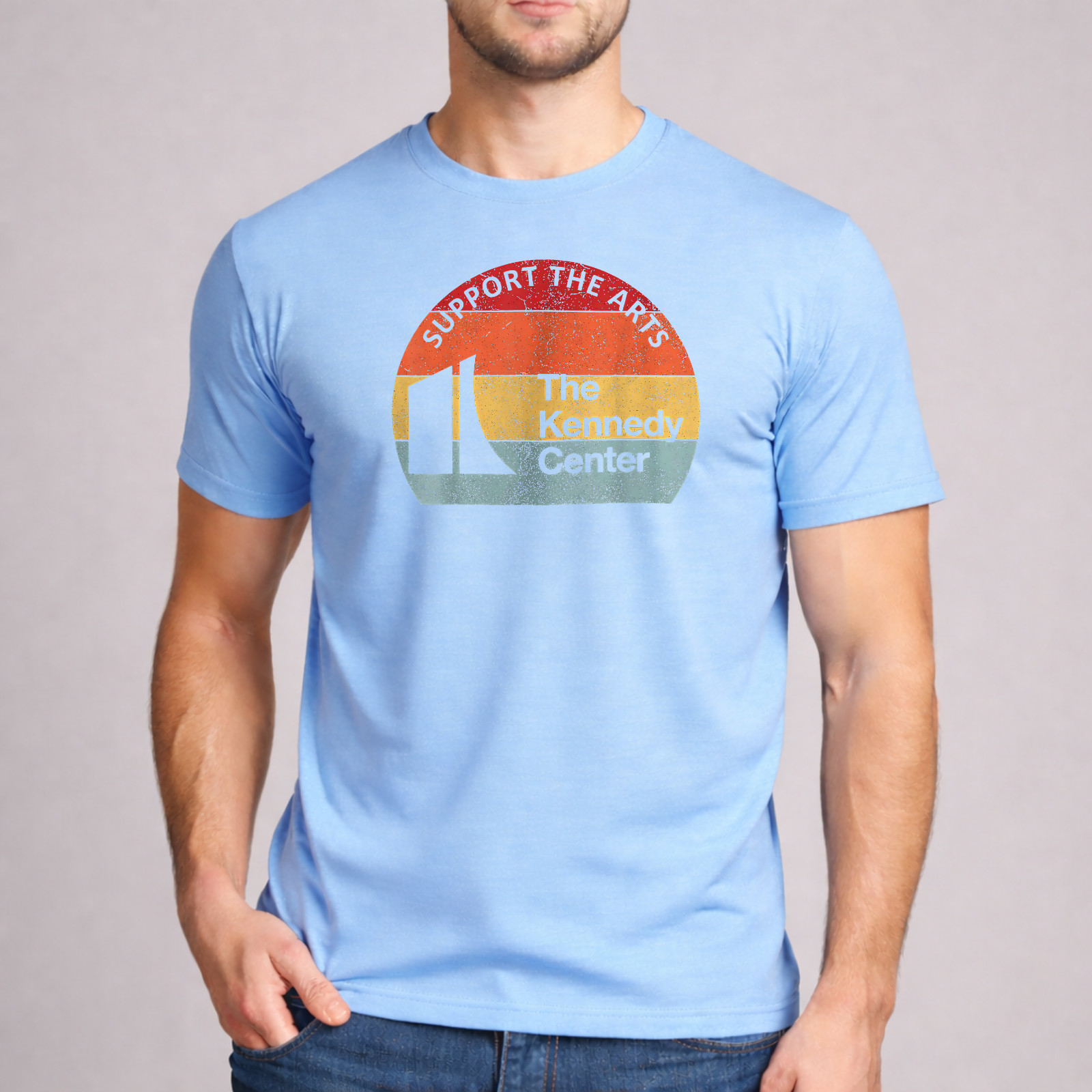 The Kennedy Center T-Shirt Support The Arts Vintage Style Souvenir Graphic Ash gallery