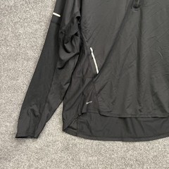Nike Element Thermal Running Shirt Mens Sz XL 1/2 Zip Pullover Black 380773-011