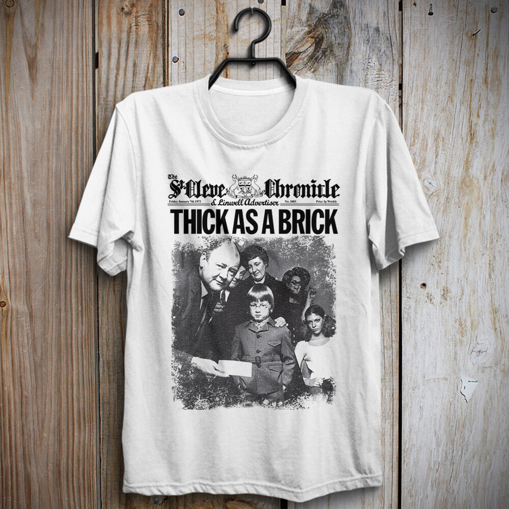Thick as a Brick Album by Jethro Tull T-Shirt Ian Anderson Aqualung Under Wraps gallery