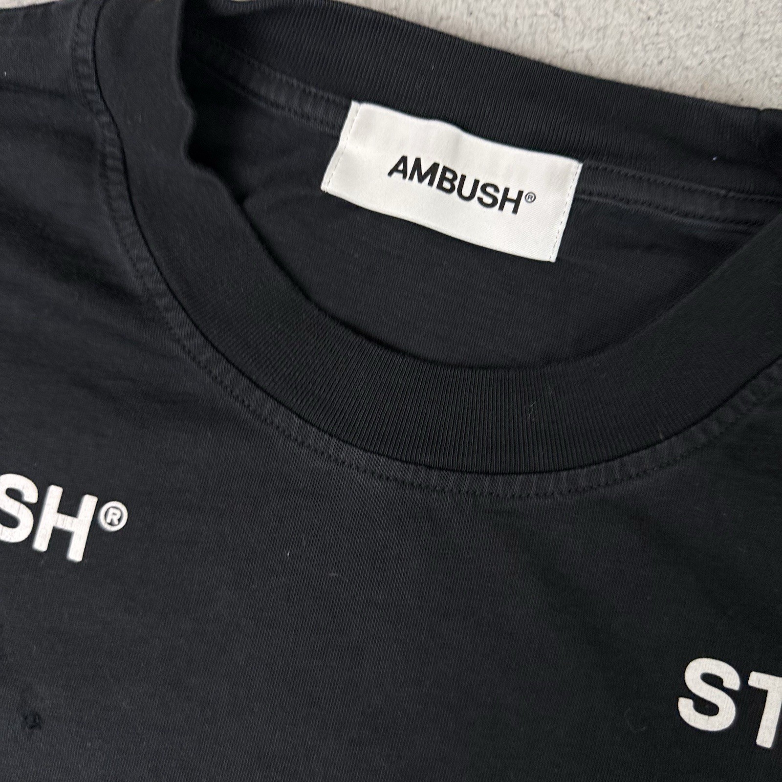 Ambush T Shirt Adult Large Black Staff Show Tokyo Distressed Rare Tee Exclusive gallery