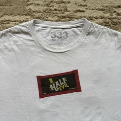 Half Evil Charlie Chocolate Bar Factory Parody Mens XL White Golden Ticket Candy