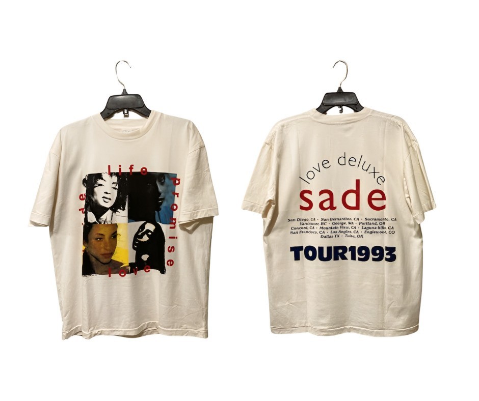Sade Love Tour 1993 T Shirt 90s Sade Album Concert gallery