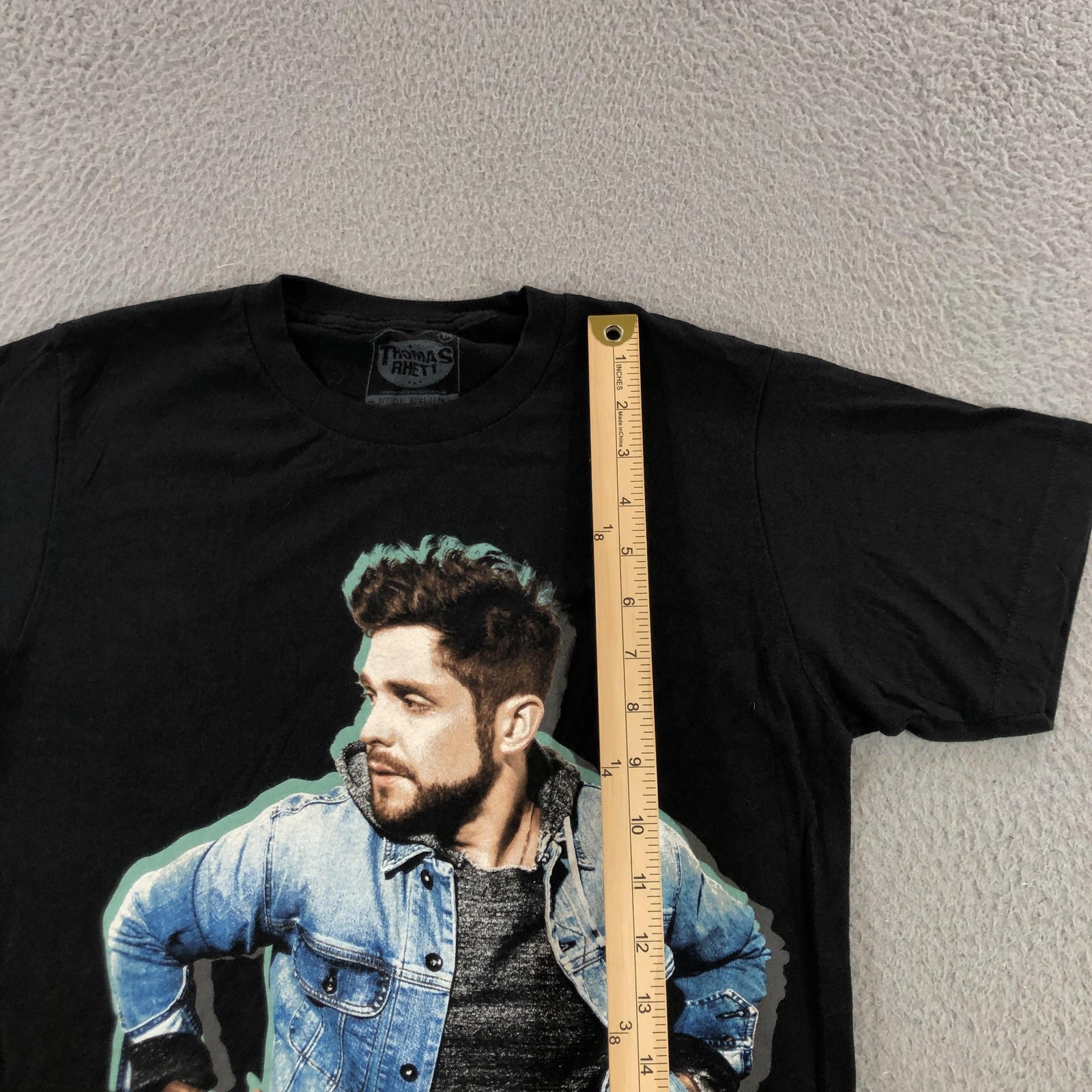 Thomas Rhett Shirt Mens Small Black Home Team Tour 2017 Concert T-Shirt Graphic gallery
