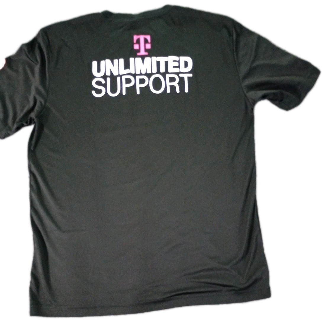 T-Mobile Sport-Tek PosiCharge Competitor Tee Shirt Men's Medium Black Mobilize gallery