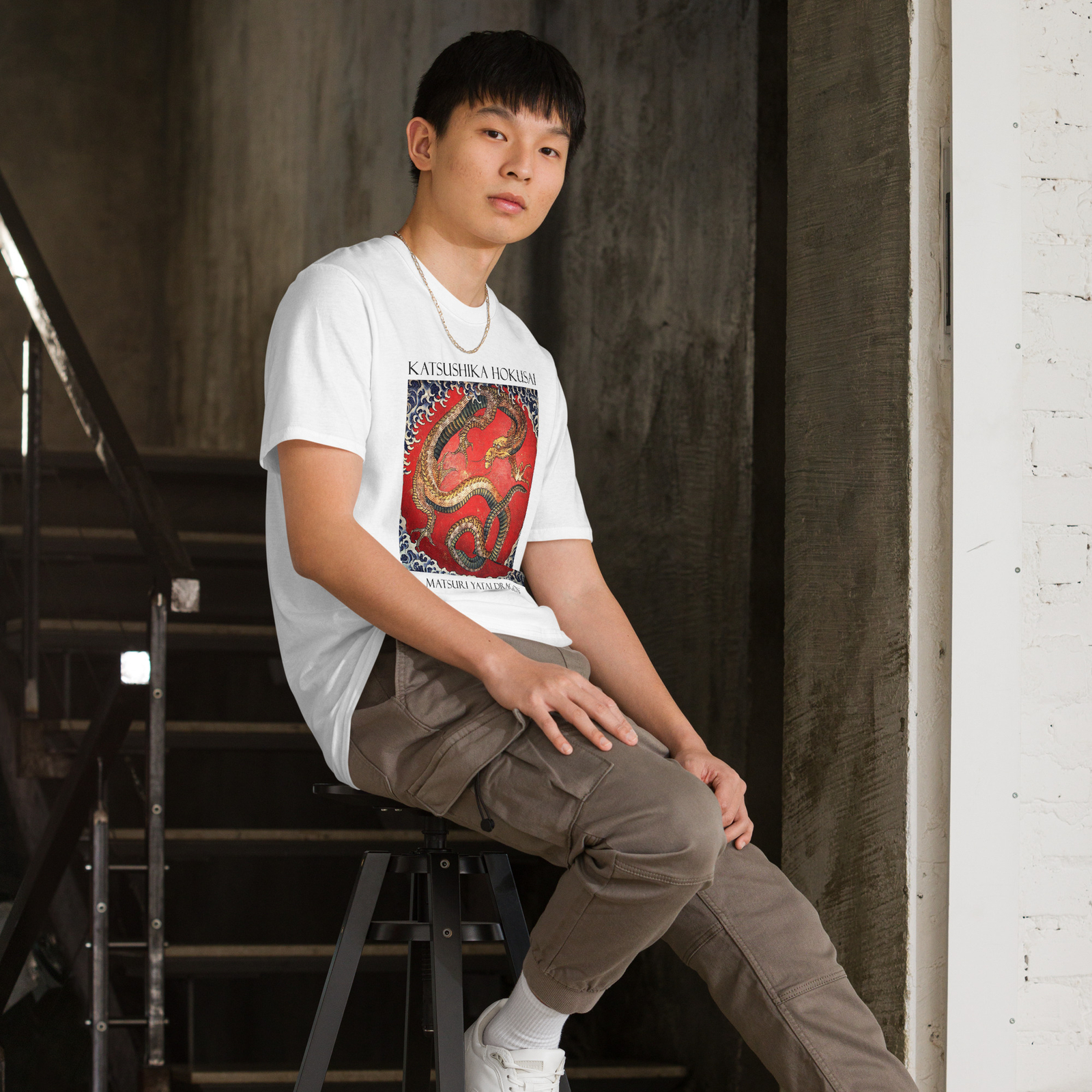 Hokusai Dragon tshirt, Japanese Art Shirt, Fine Arts Lover Gift gallery