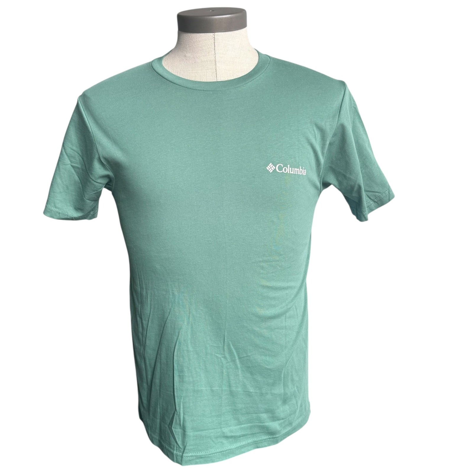 Columbia Graphic T Shirt Men’s S Green Mountains Dog Jeep Camping Outdoor NWT gallery