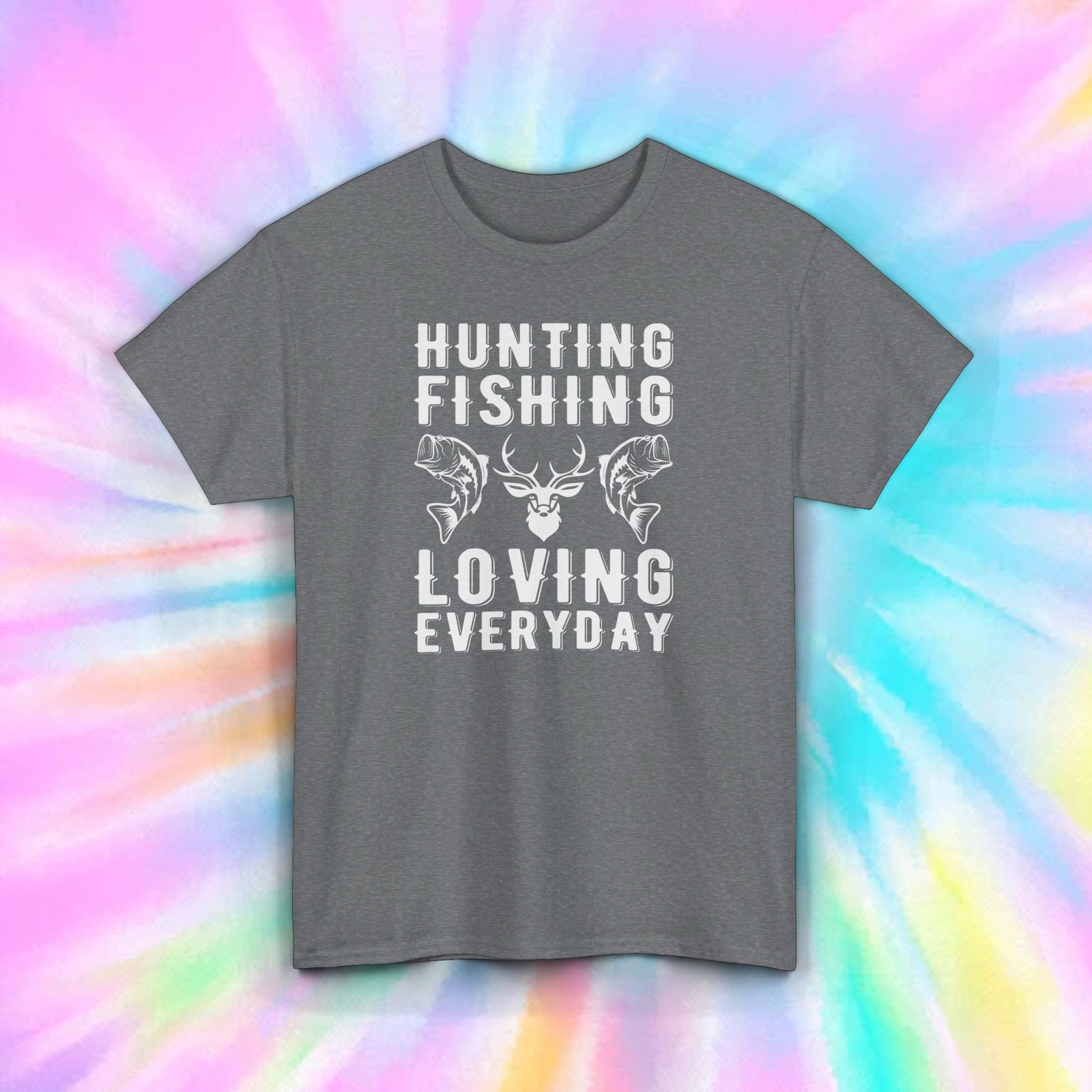 Hunting Fishing Loving Everyday Tee | Outdoorsman Lifestyle Shirt | Nature Gift gallery