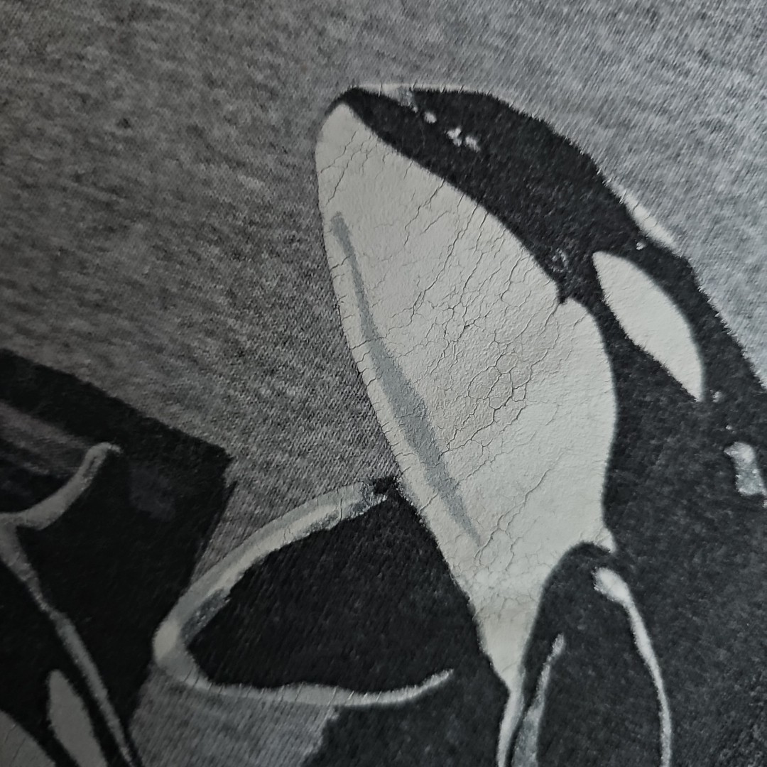 AAA Sea World Size Medium Sleeveless Tank Top w. Shamu Orca Whales gallery
