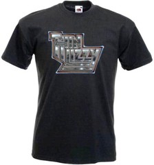 Thin Lizzy – poster 2 T-shirt hard rock black blue graphite all sizes S-5XL