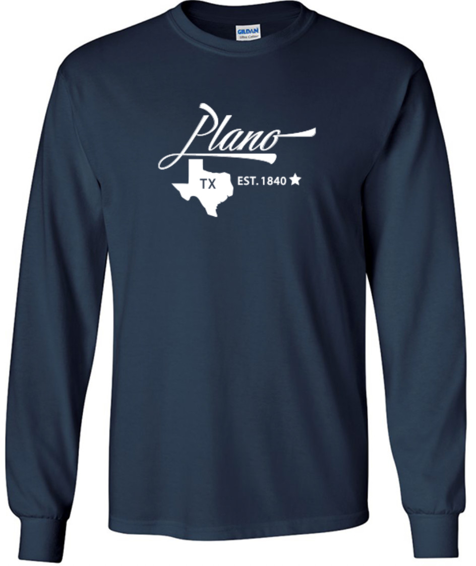 Plano Texas State T-Shirt Long Sleeve Graphic Tees Unisex Apparel Design gallery
