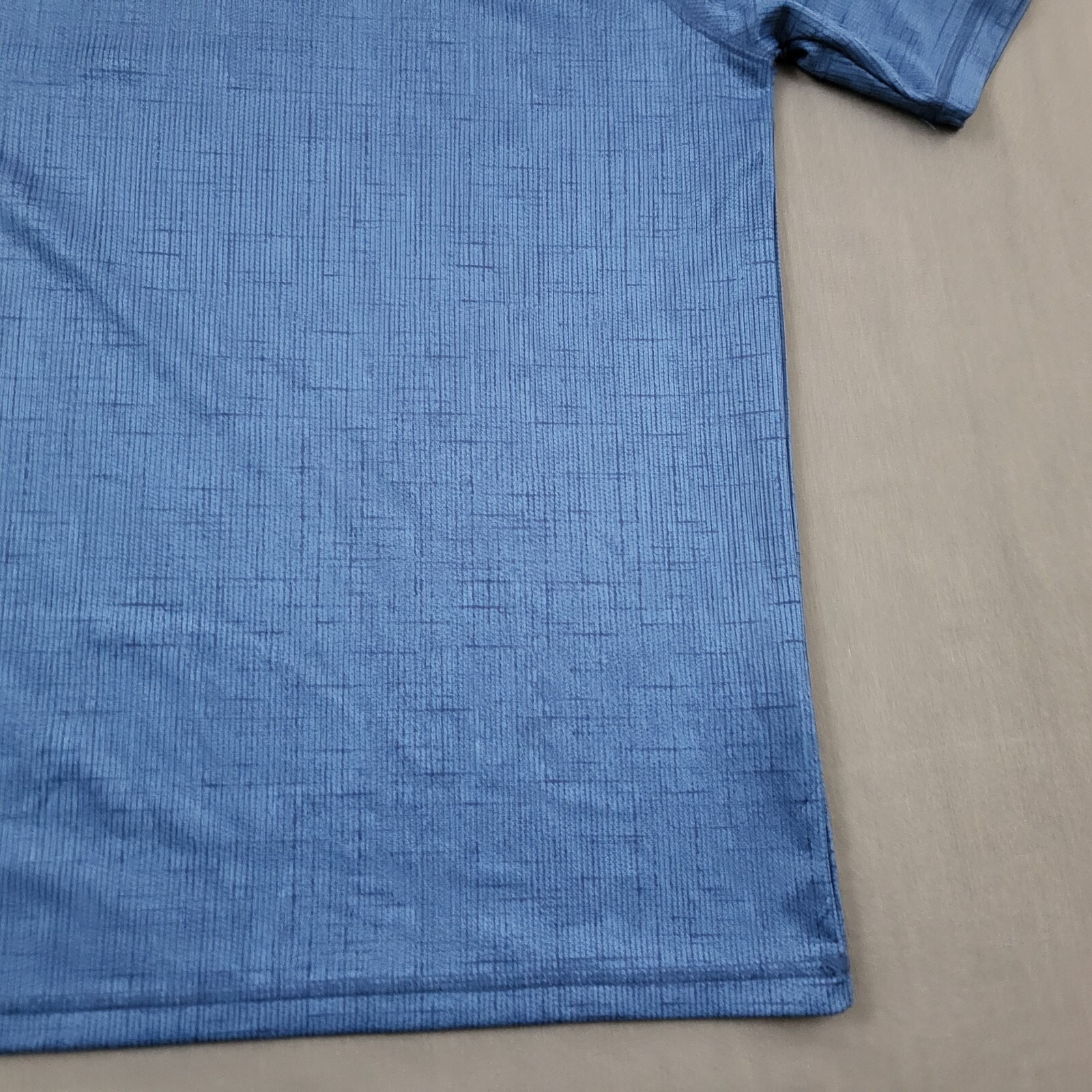 Zeroxposur Shirt Mens Large L Short Sleeve UPF 50+ Sun Protection Woven Blue gallery