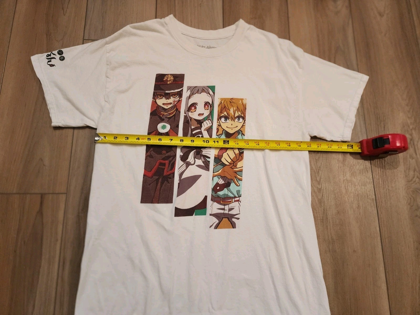 Toilet-Bound Hanako-Kun Anime White Graphic T-Shirt Goodie Two Sleeves Sz Large gallery