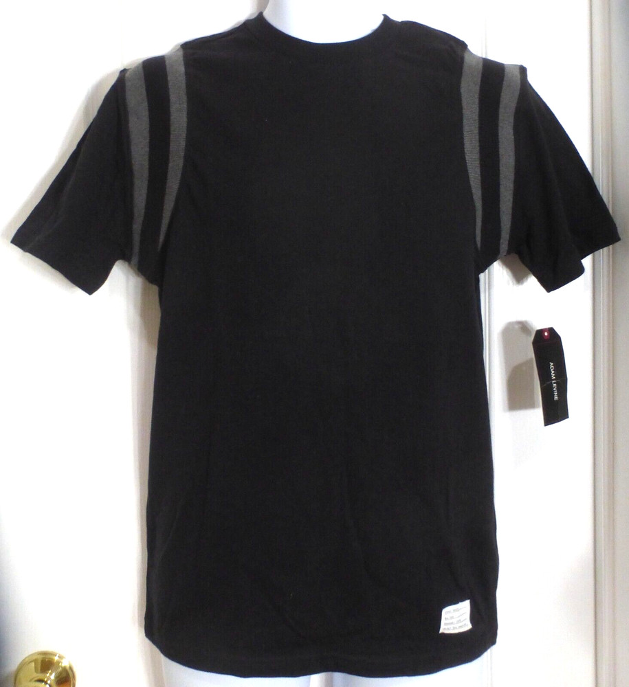 Adam Levine Men’s Throwback Jersey Shirt, Black, Size Small, NWT