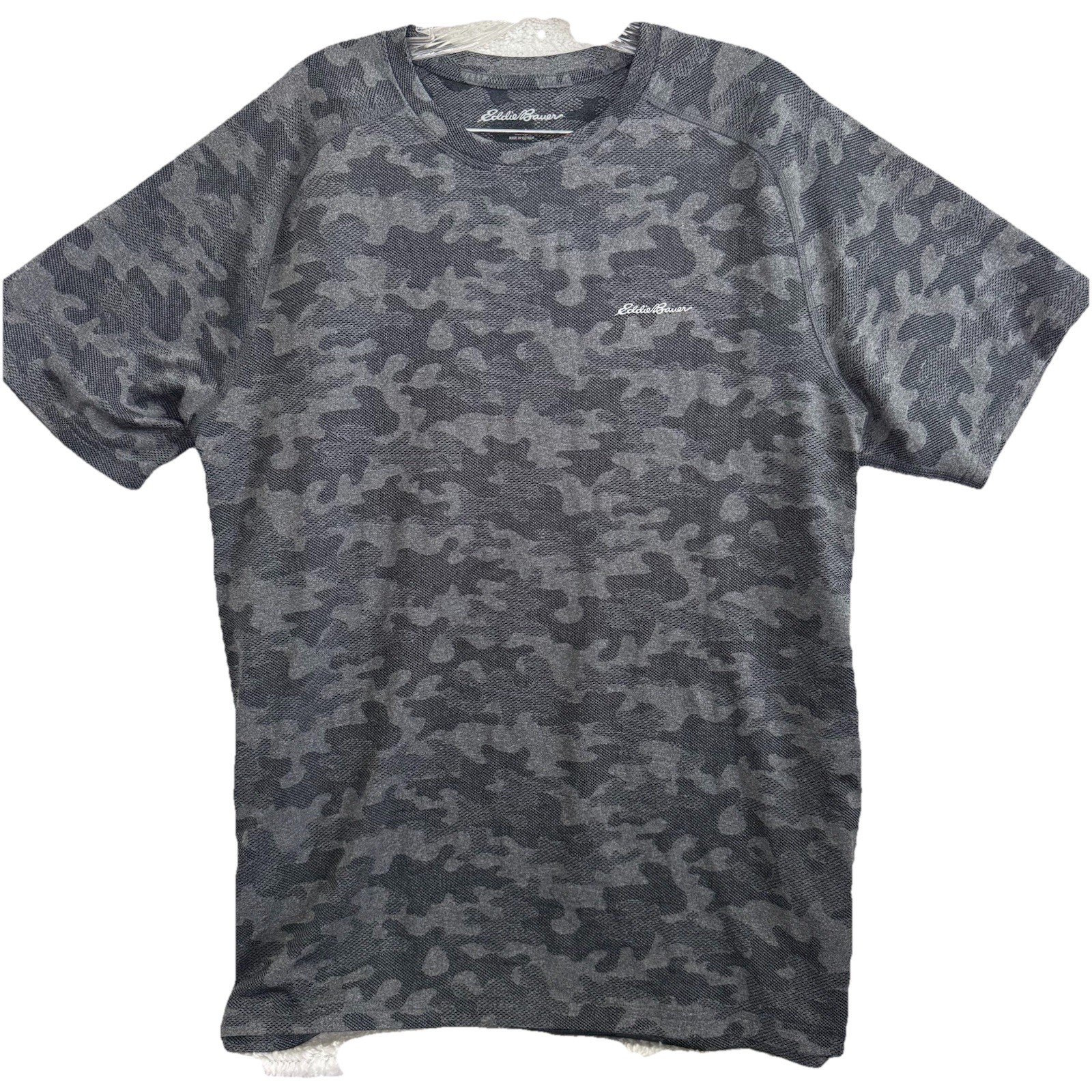 Eddie Bauer Camouflage Size Large Free Dry Polyester/Spandex Short Sleeve gallery