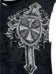 Xtreme Couture By Affliction Men’s Muscle T-shirt Tank Top Ragged Faith S-5XL
