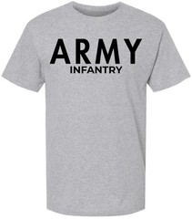 Army Infantry Physical Training T-Shirt U.S. Military Supply PT Running Tee