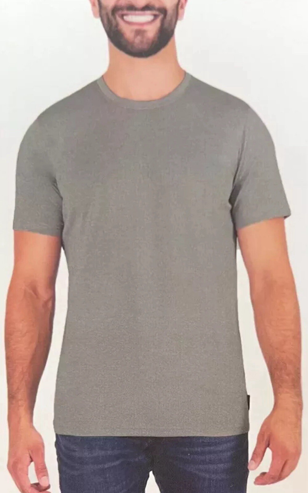 LOT OF 2 Gerry Men's Light Weight Cool Knit Tees Gray | NWT Size S gallery