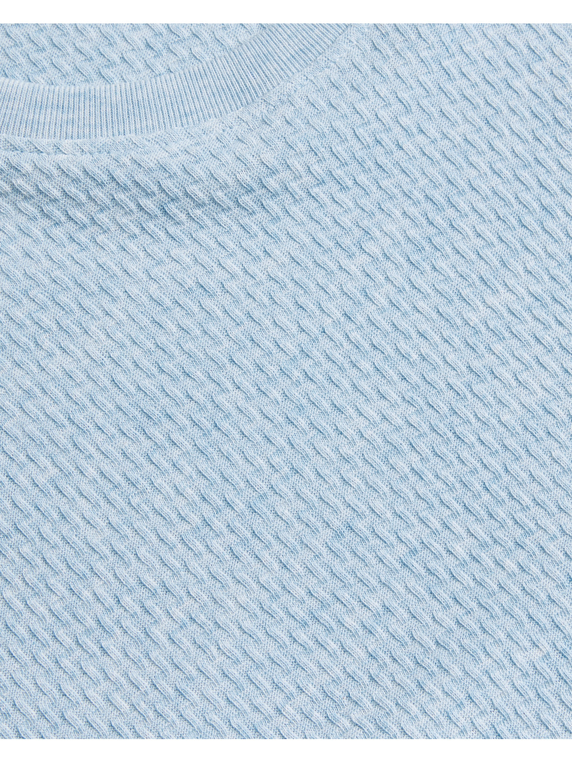 Ted Baker London Textured T-Shirt Short Sleeve Crew Neck Blue Size 5 XL gallery