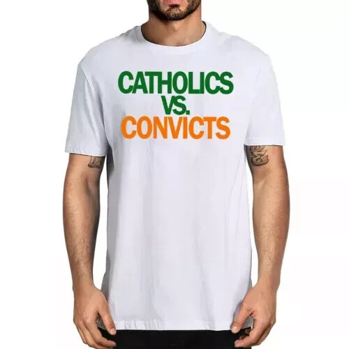 Catholics vs Convicts Vintage 1988 Shirt - 1988 Notre Dame vs. Miami football gallery