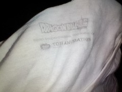 DragonBall Animation T-Shirt With Two Stains As Shown In The Pictures Above