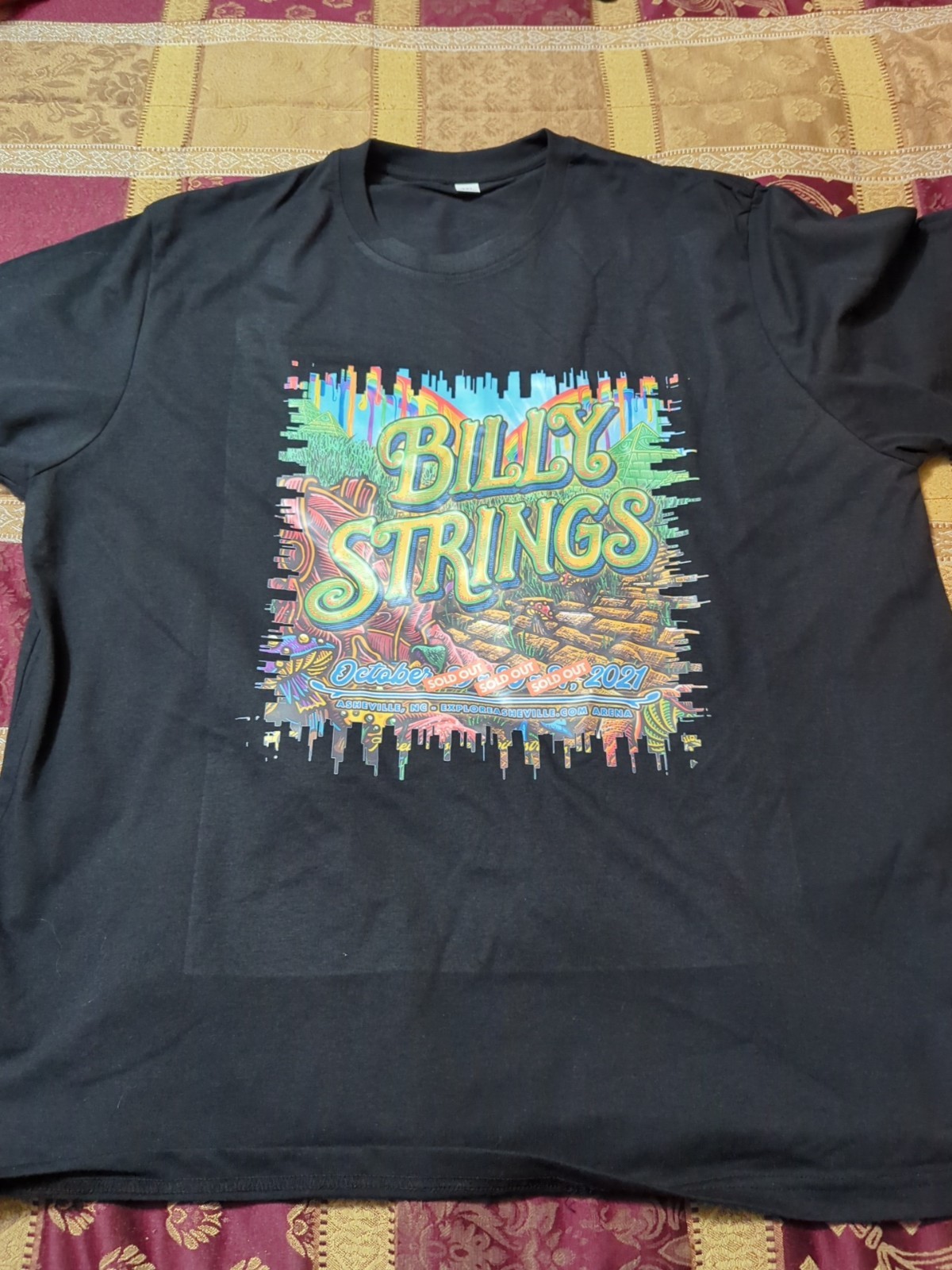 Billy Strings FALL WINTER 2021 T-shirt Cotton Unisex Tee Asheville NC gallery