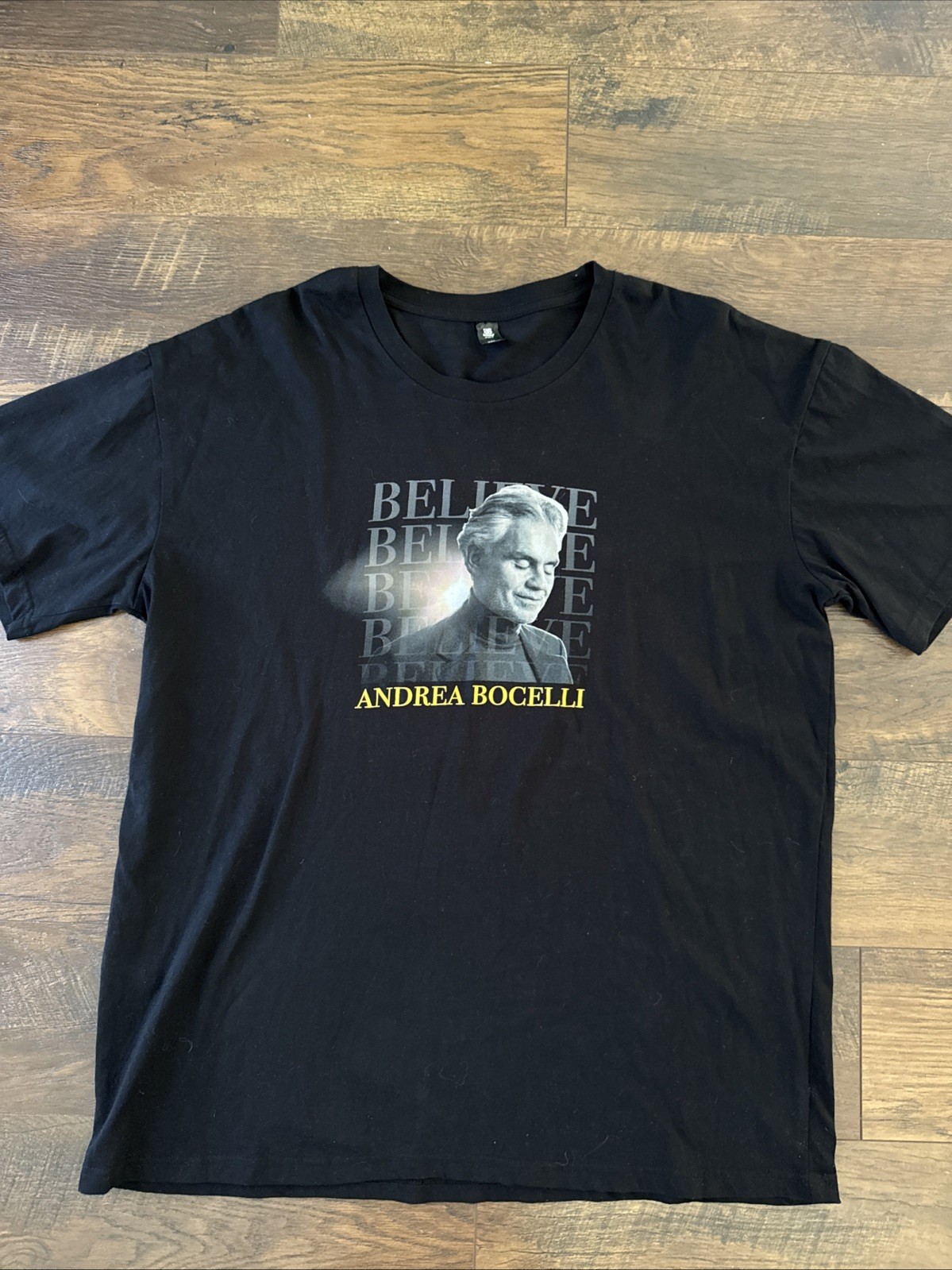 Andrea Bocelli Believe Tour 2021 TShirt Mens 2XL Official Merchandise NEW A3 gallery