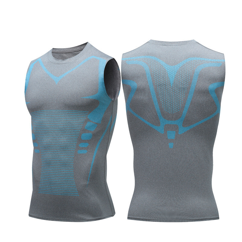 Men's New Vitaboost Compression Shirt Version Ionic Shaping Sleeveless Vest gallery