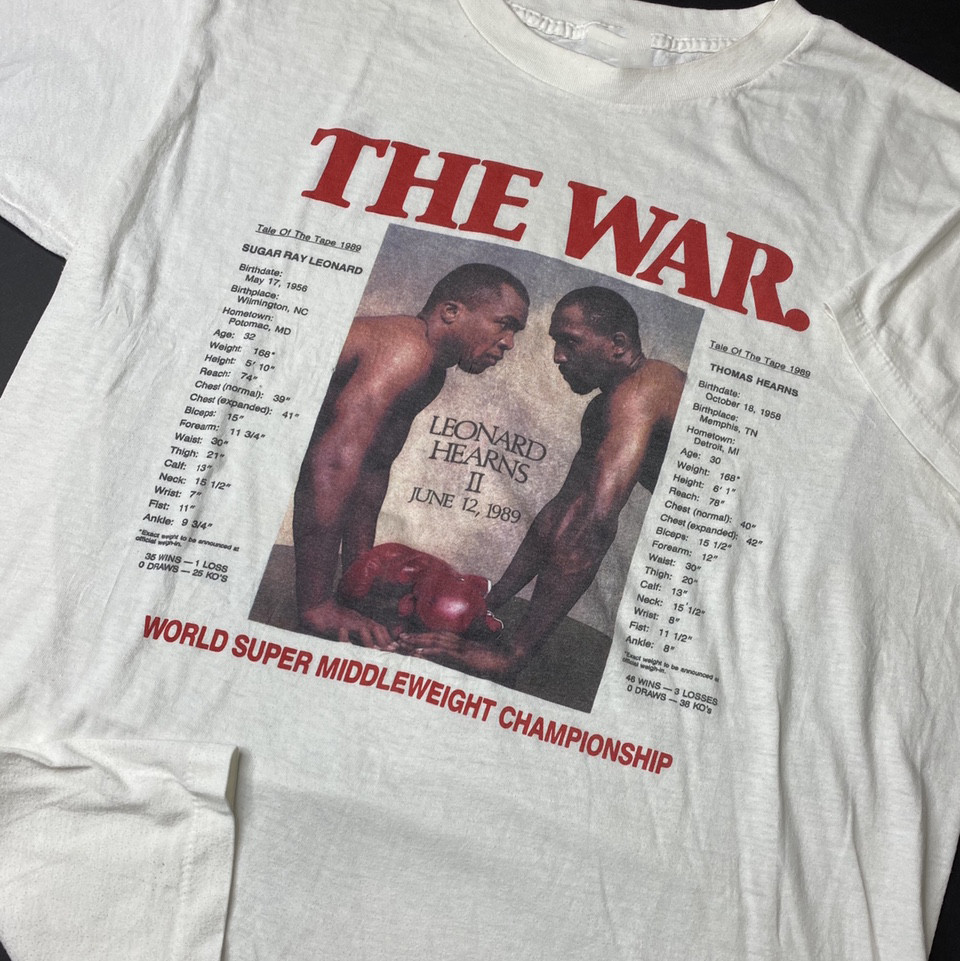 Thomas Hearns Sugar Ray Leonard T-Shirt Unisex Cotton Tee All Size