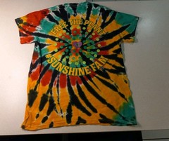 Sunshine Cannabis – Mens Size Small Tye Dye T Shirt