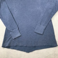 Vintage Duofold Wool Blend Thermal Dual Layer Long Sleeve Shirt Mens L Blue USA