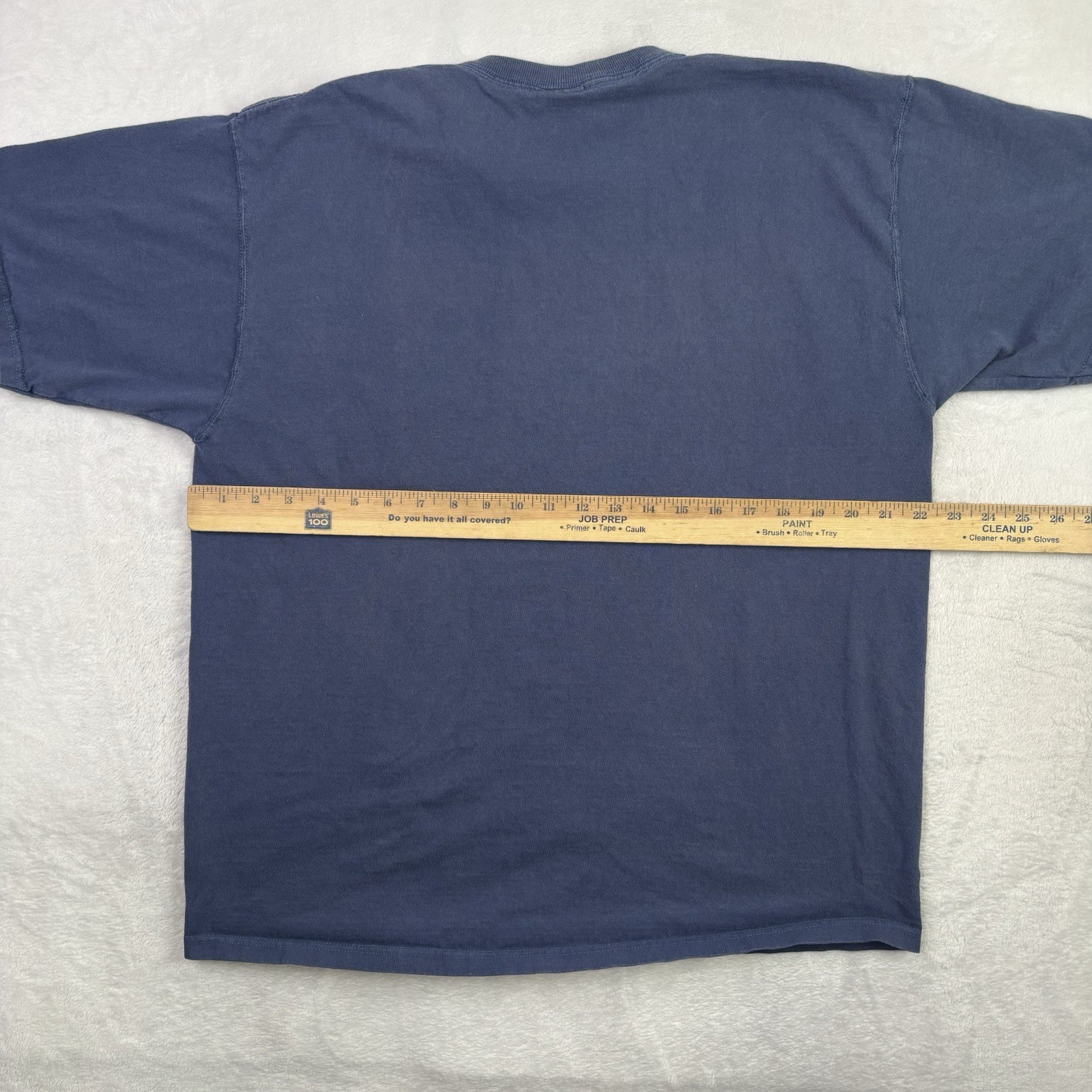 VTG FOTL Sleeps Well With Others Blue SS Graphic Shirt Distressed Men's XL gallery