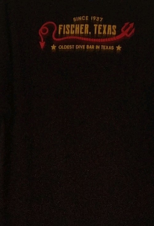Devil’s Backbone Tavern Texas Music Dive Bar Men's Black Shirt Size Large gallery