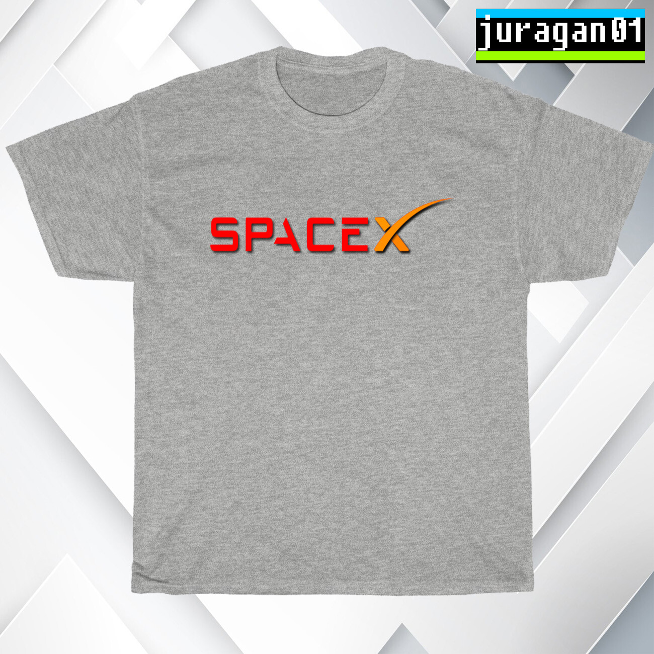 New SpaceX Logo Black/Navy/Sport Grey/White Men's T-Shirt S-5XL gallery