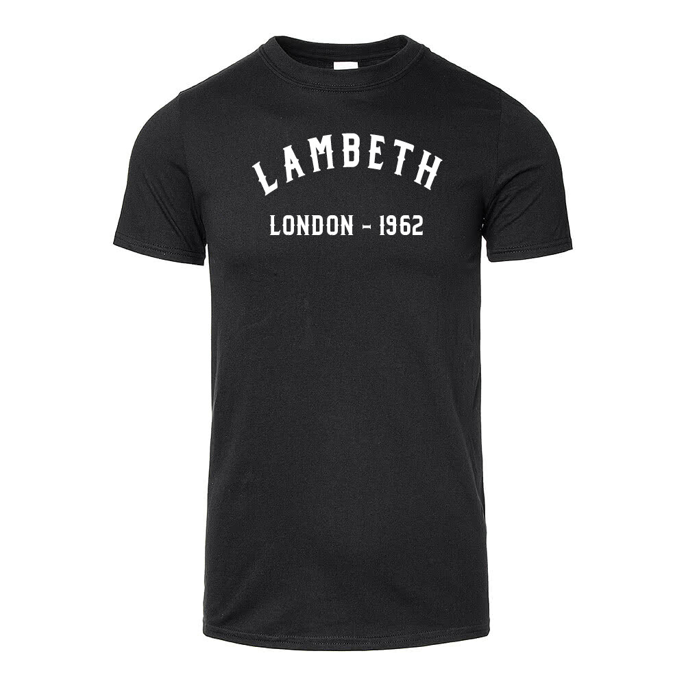 Men’s T-Shirt Lambeth London Borough Place Year Of Choice Birthday Gift