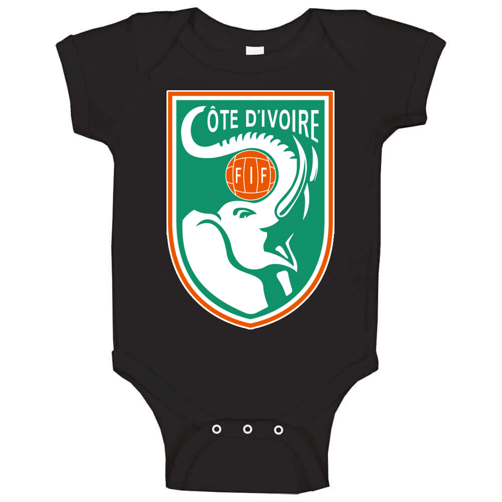 Ivory Coast Cote D'ivoire Soccer Futbol World Cup Logo Crest T Shirt gallery
